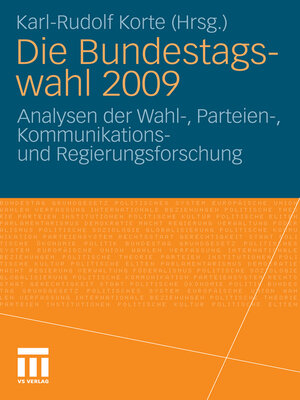 cover image of Die Bundestagswahl 2009